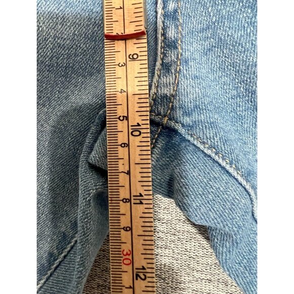 Aeropostale Jeans Women 30 Blue Slim Straight Leg Light Wash Mid Rise Ankle - Picture 7 of 13